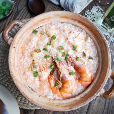 瑶柱粥的做法虾仁瑶柱粥的做法