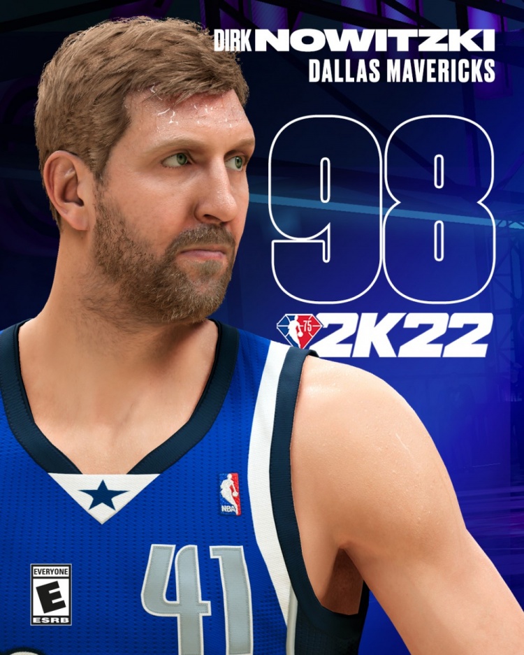 哪些nba球星玩2k(2K官方排75大球星能力值：仅乔詹魔勾4人99 科鲨佛98 KD库里97)