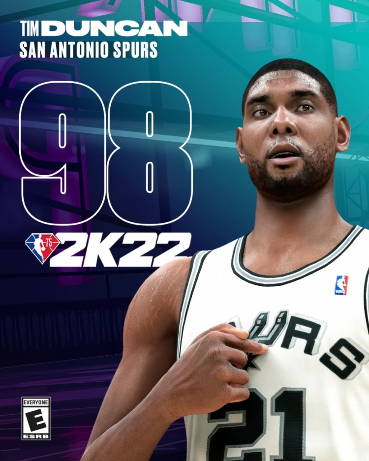 哪些nba球星玩2k(2K官方排75大球星能力值：仅乔詹魔勾4人99 科鲨佛98 KD库里97)