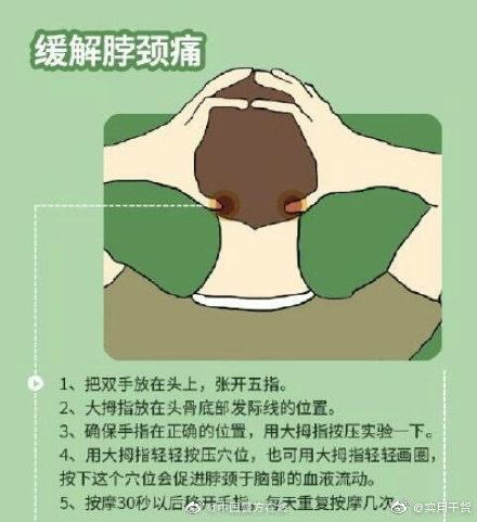 上班、久坐的同学，可以学下这些按摩手法，有助于缓解轻微疼痛