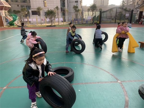 「市直一幼一分园」阳光晨练 健康运动