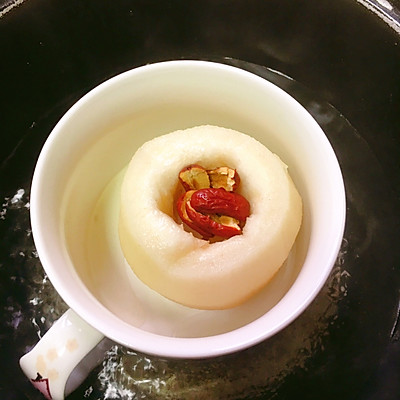 健康甜蜜烘焙料理#冰糖红枣蒸雪梨
