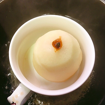 健康甜蜜烘焙料理#冰糖红枣蒸雪梨