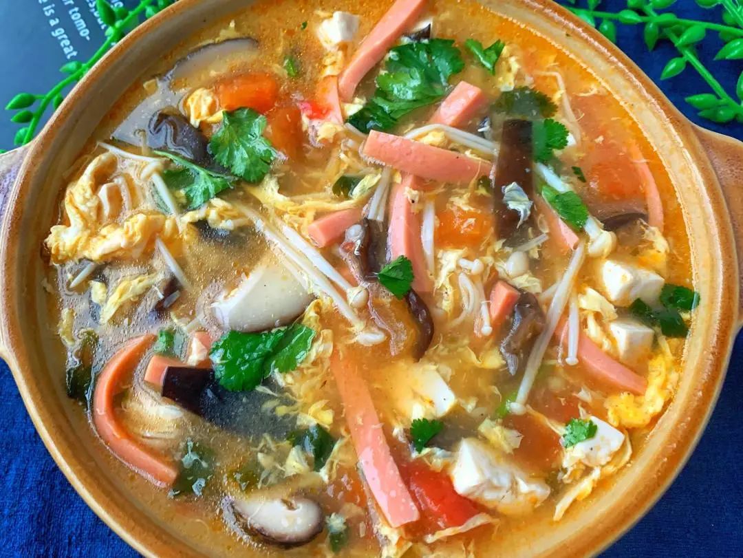 酸辣汤食材有（10分钟教你搞定低脂酸辣汤）