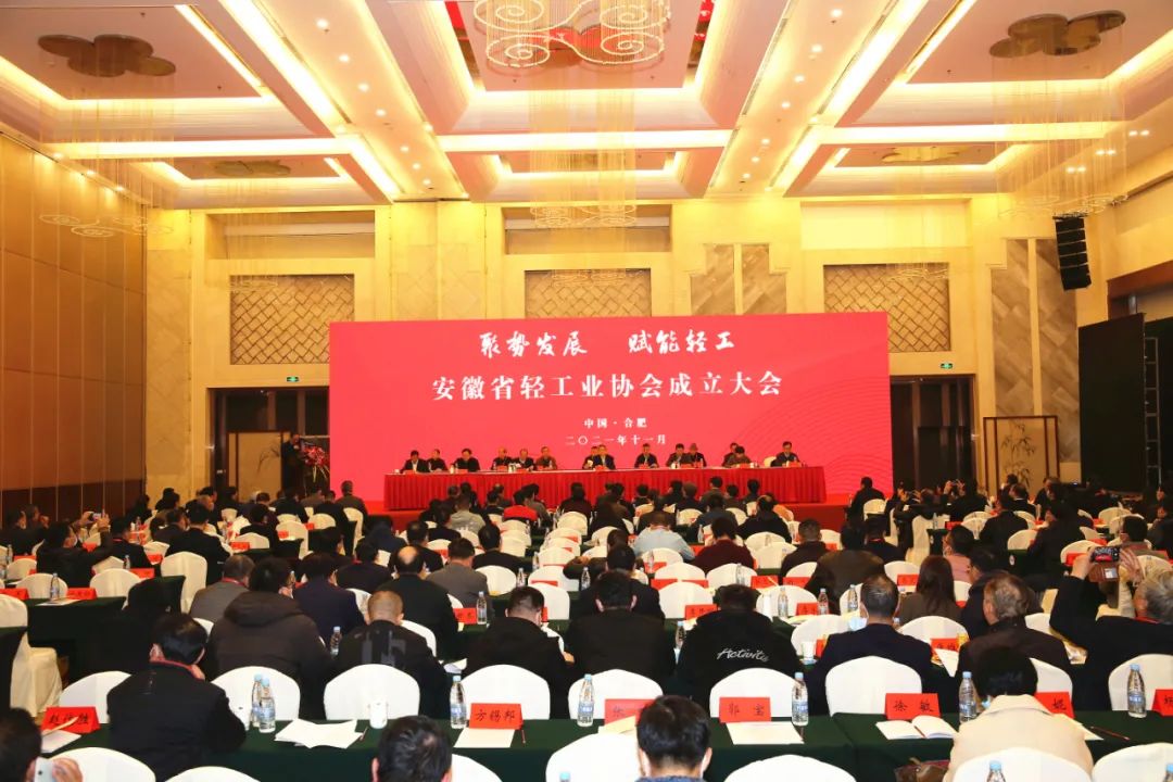 祝贺！肥西企业的他当选安徽省轻工业协会首任会长