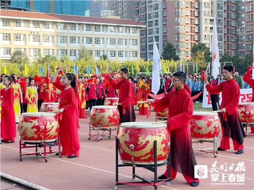 2021昆明市第十四中学体育艺术节开幕(图4)