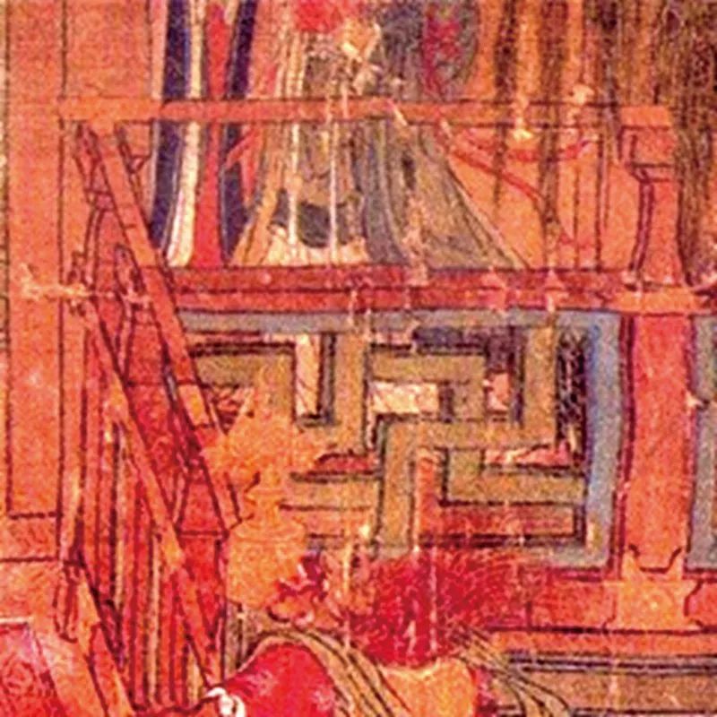 李思洋绘唐僧画像技法解析