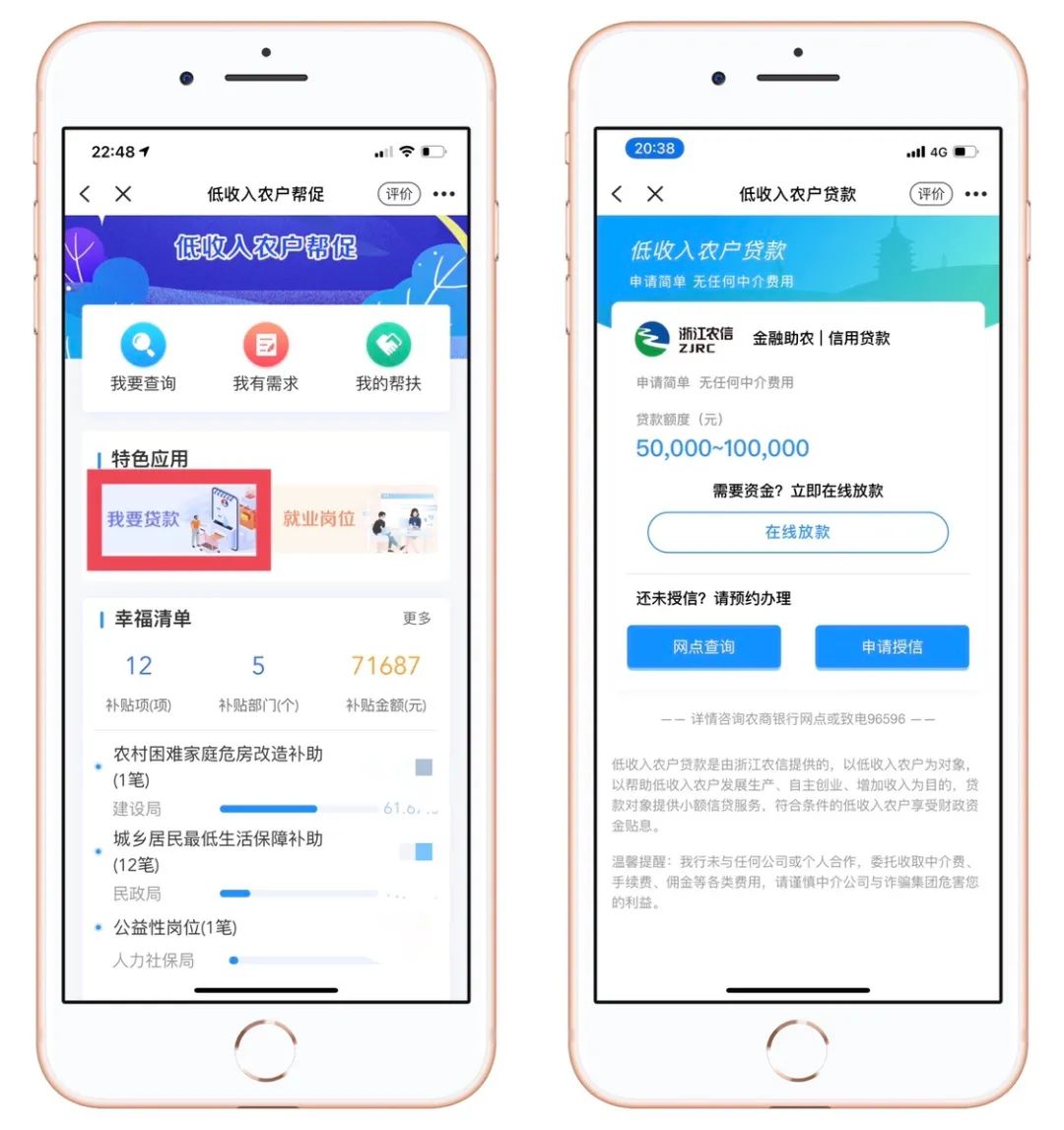 48小时内到账！低收入农户小额贴息贷款可在线办