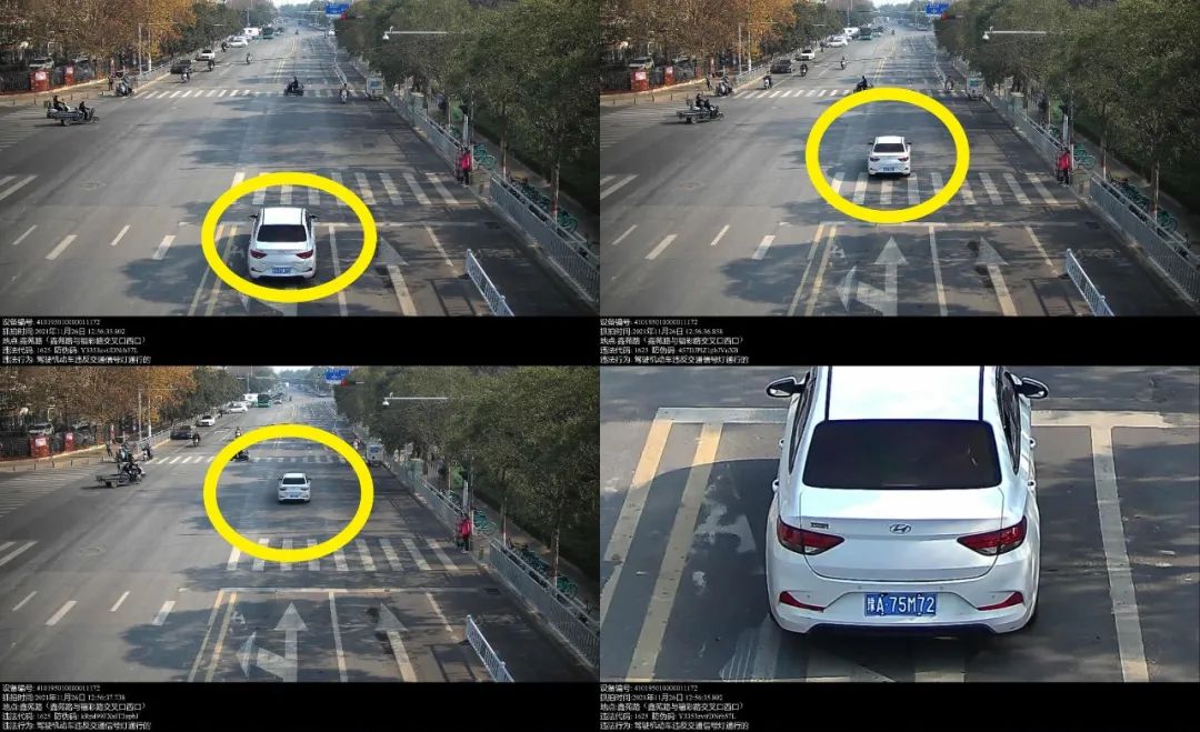 曝光台丨高清大图!这些车辆闯红灯"上榜"了