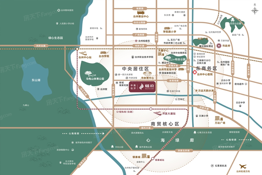 中南远洋·樾府 PK 荣安金成华府谁是椒江区热门小区？