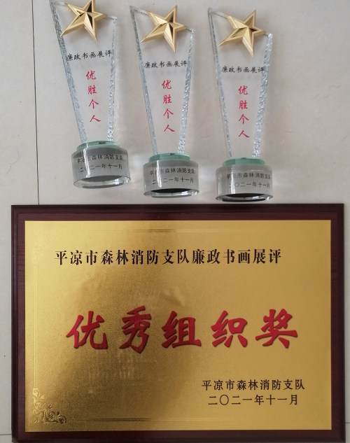 平凉森林消防廉政书画展火热出炉，快来围观