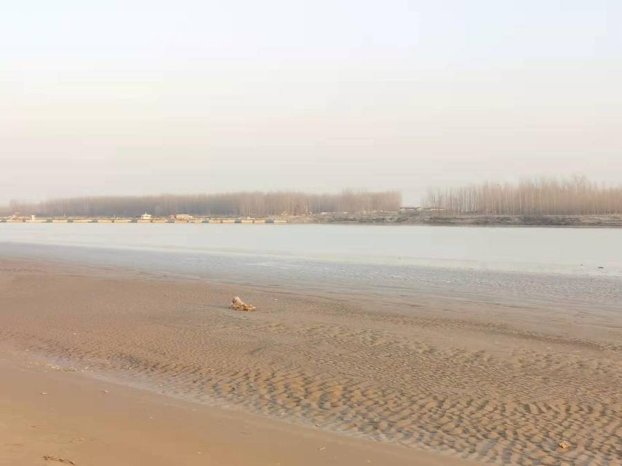 黄河谣|在黄河沙滩上看大河落日圆