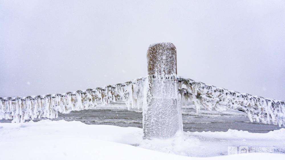 这就是烟台 | 美哉！大雪与海边撞了个满怀