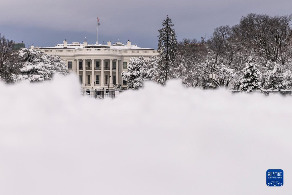 雪人袭击(美国东海岸遭暴雪袭击，拜登被雪吹得睁不开眼)