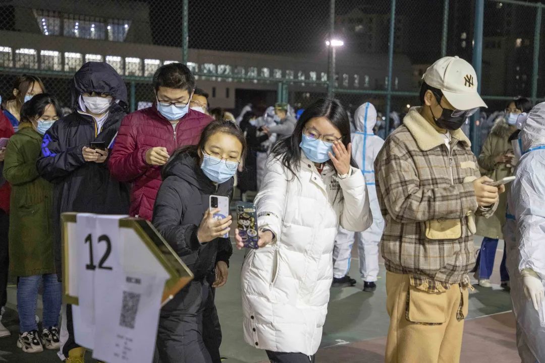 天津大学北洋园校区进行全员核酸检测