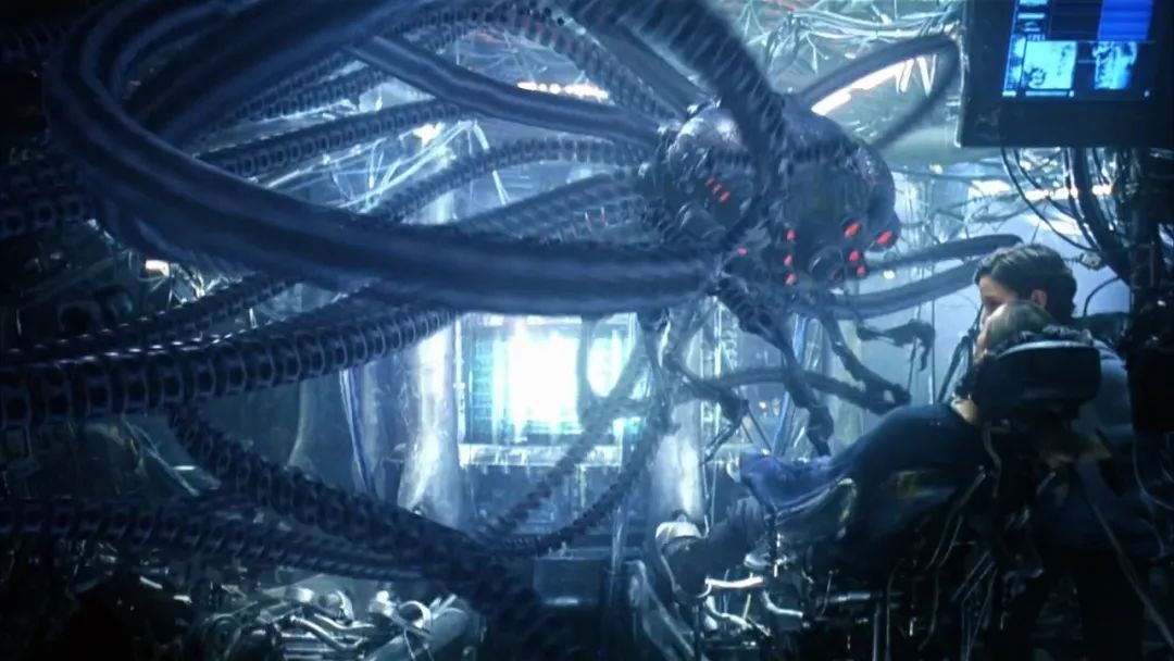 机械乌贼的行为没有自主意识,只是冰冷的执行,它偶尔也会本能地逃命