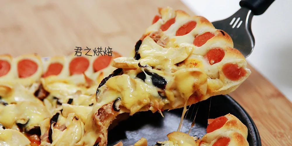 披萨的做法大全图解（火腿花边pizza9张图一看就会）