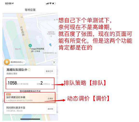 滴滴“动态调价与排队等候”功能策略分析