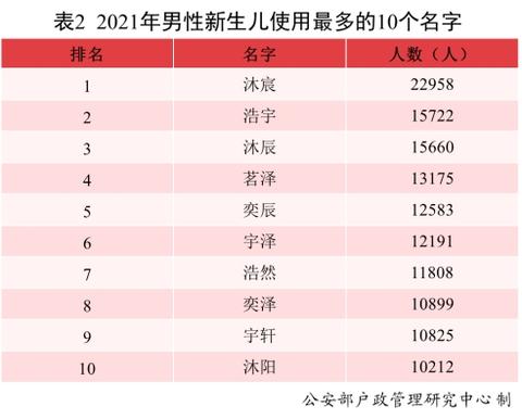 昵称2021最火爆男女网名(2021年男女新生儿“爆款”名字公布：分别为沐宸和若汐)