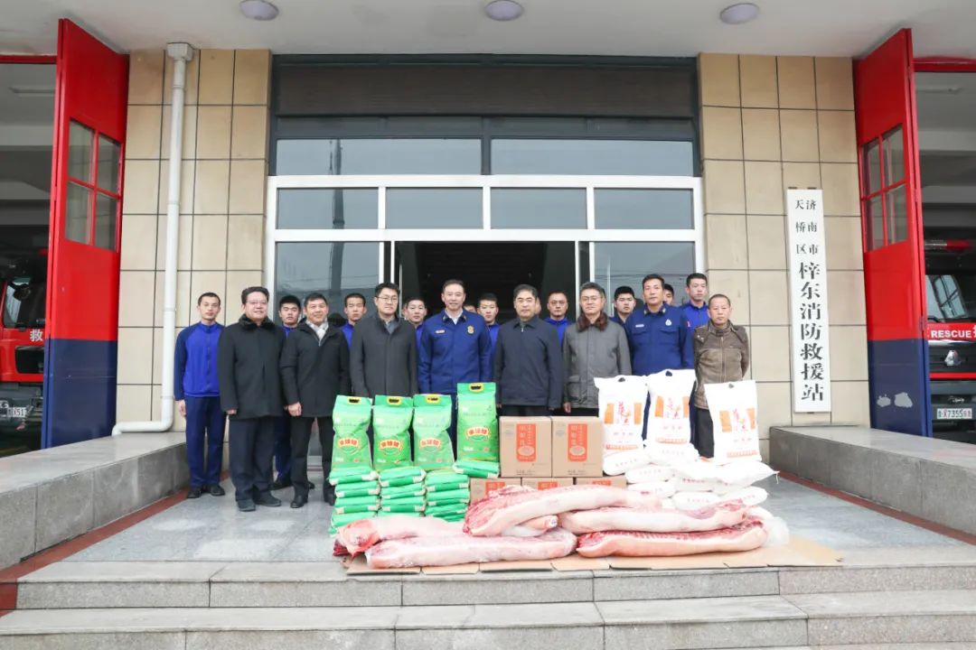 济南新材料产业园区管委会主任韩利师走访慰问梓东消防救援站
