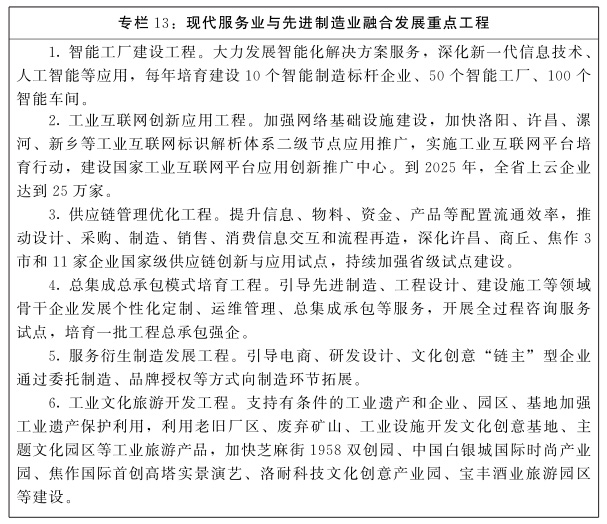 河南省政府重磅发文！到2025年，规上制造业增加值年均增长7％左右