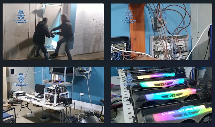 西班牙警方突击搜查加密货币矿场 起初因高能耗被怀疑种植大麻