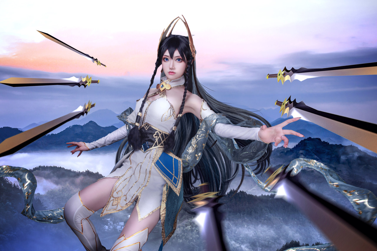 英雄联盟英雄人物COSPLAY 刀锋舞者·艾瑞莉娅-哪边嗨