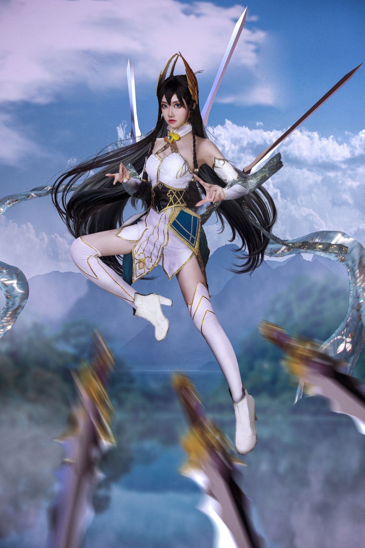 英雄联盟英雄人物COSPLAY 刀锋舞者·艾瑞莉娅-哪边嗨