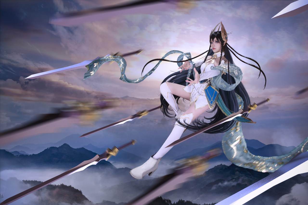英雄联盟英雄人物COSPLAY 刀锋舞者·艾瑞莉娅-哪边嗨