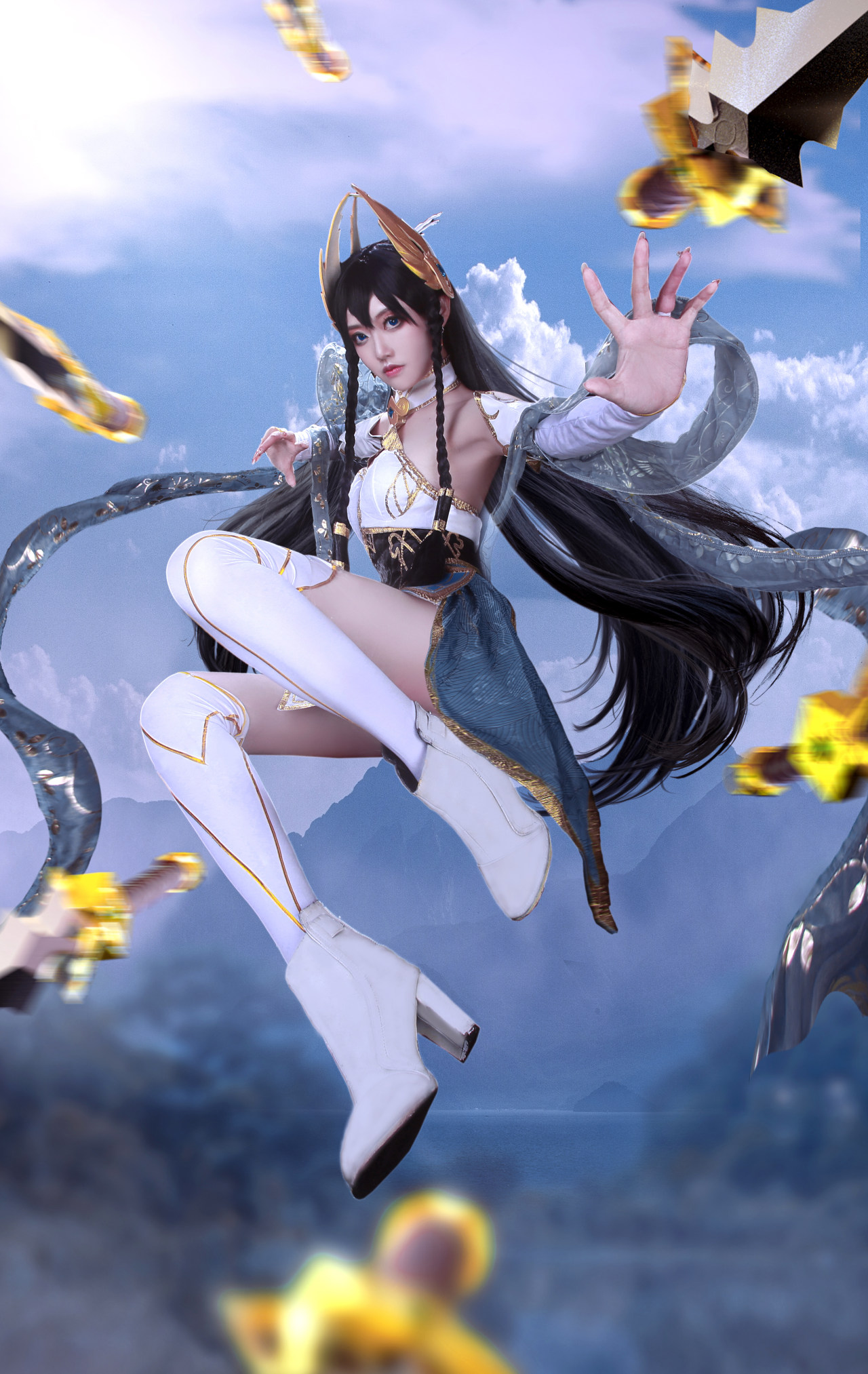 英雄联盟英雄人物COSPLAY 刀锋舞者·艾瑞莉娅-哪边嗨