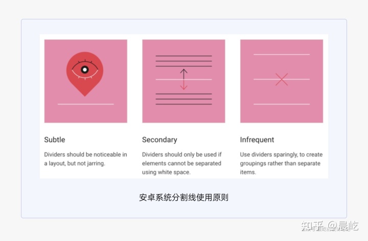 界面设计中的分割方式