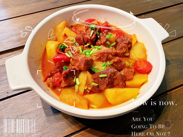 番茄土豆炖牛肉的做法(鲜香美味，家常炖牛肉新手必学)