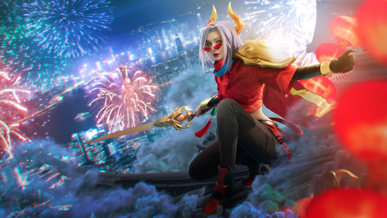 英雄联盟人物Cosplay 无双剑姬菲奥娜图鉴-哪边嗨
