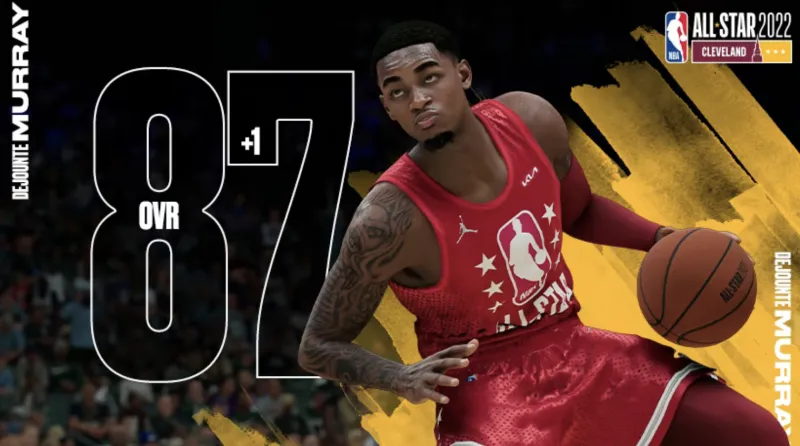 nba现役22号球员有哪些(NBA2K22能力值更新：默里、加兰87，威金斯85，威少79)