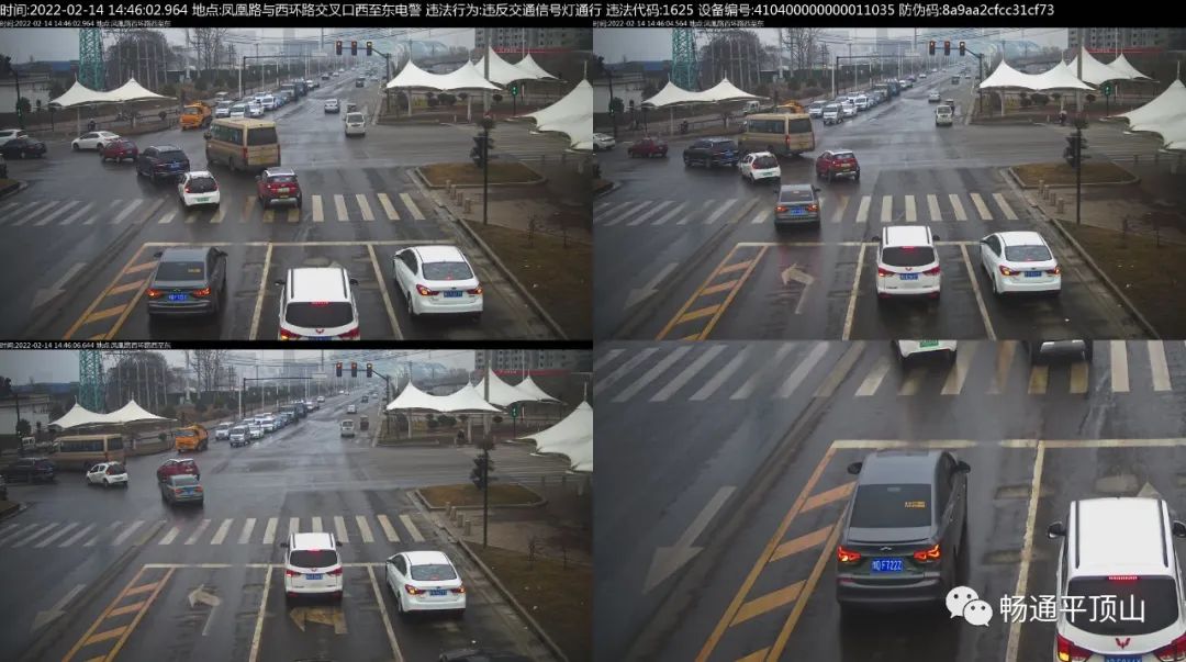 曝光台丨违反信号灯行驶车辆曝光！