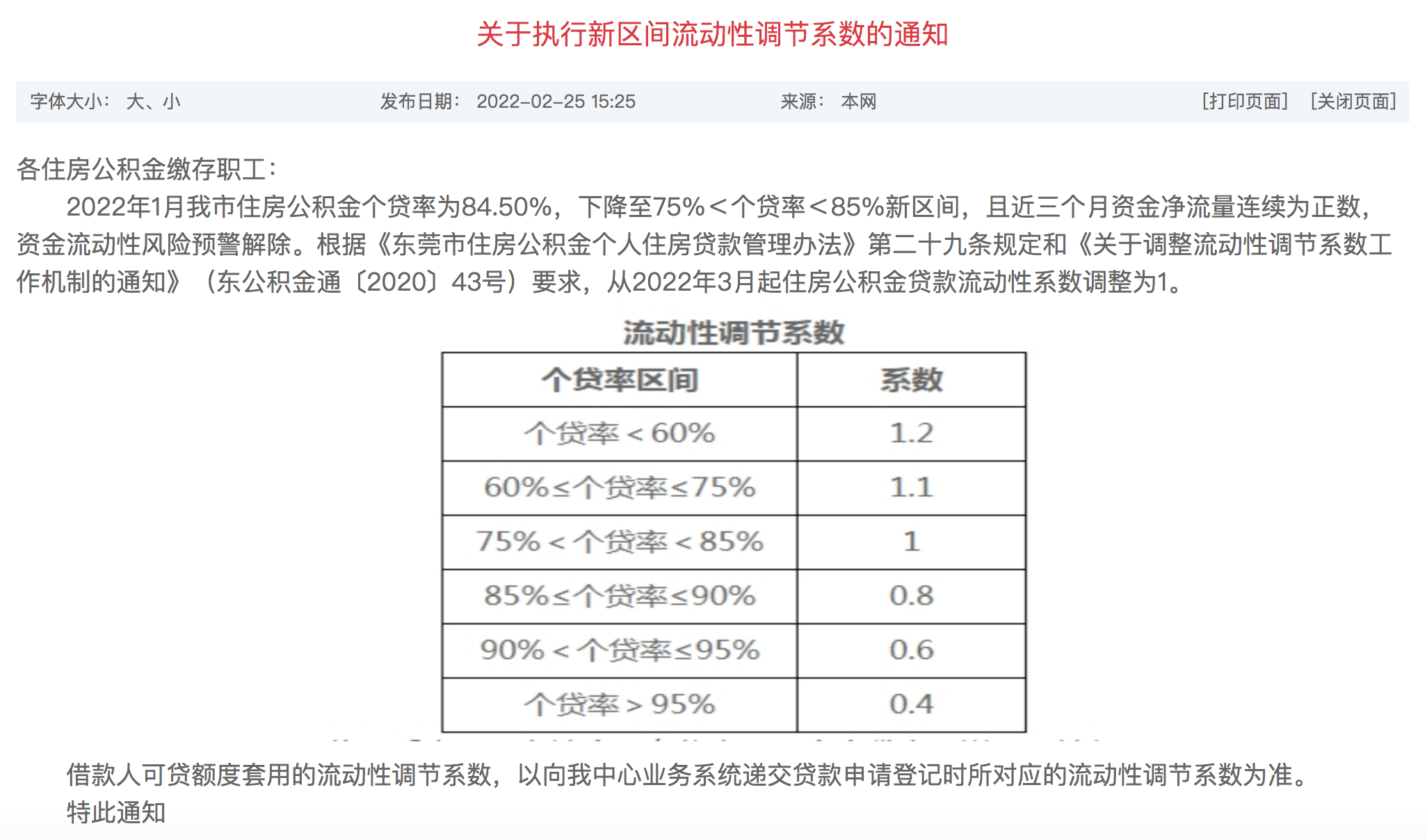 东莞上调公积金贷款流动调节系数，公积金可贷额度有所增加