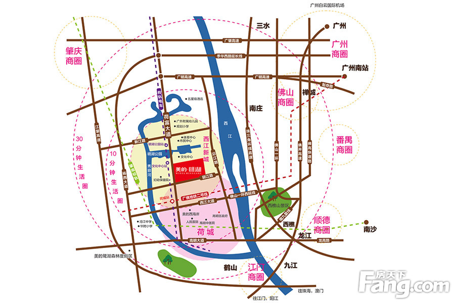 高明超高人气小区美的·明湖 VS 卓越金科集美江湾？
