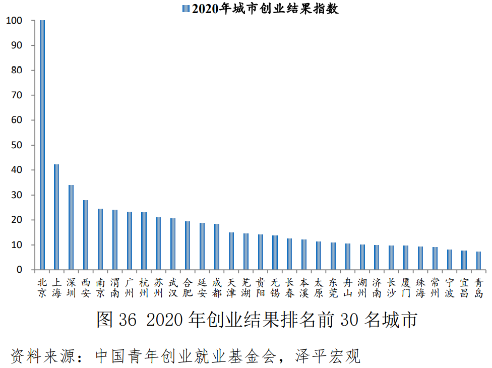 中国青年创业发展报告（2021）