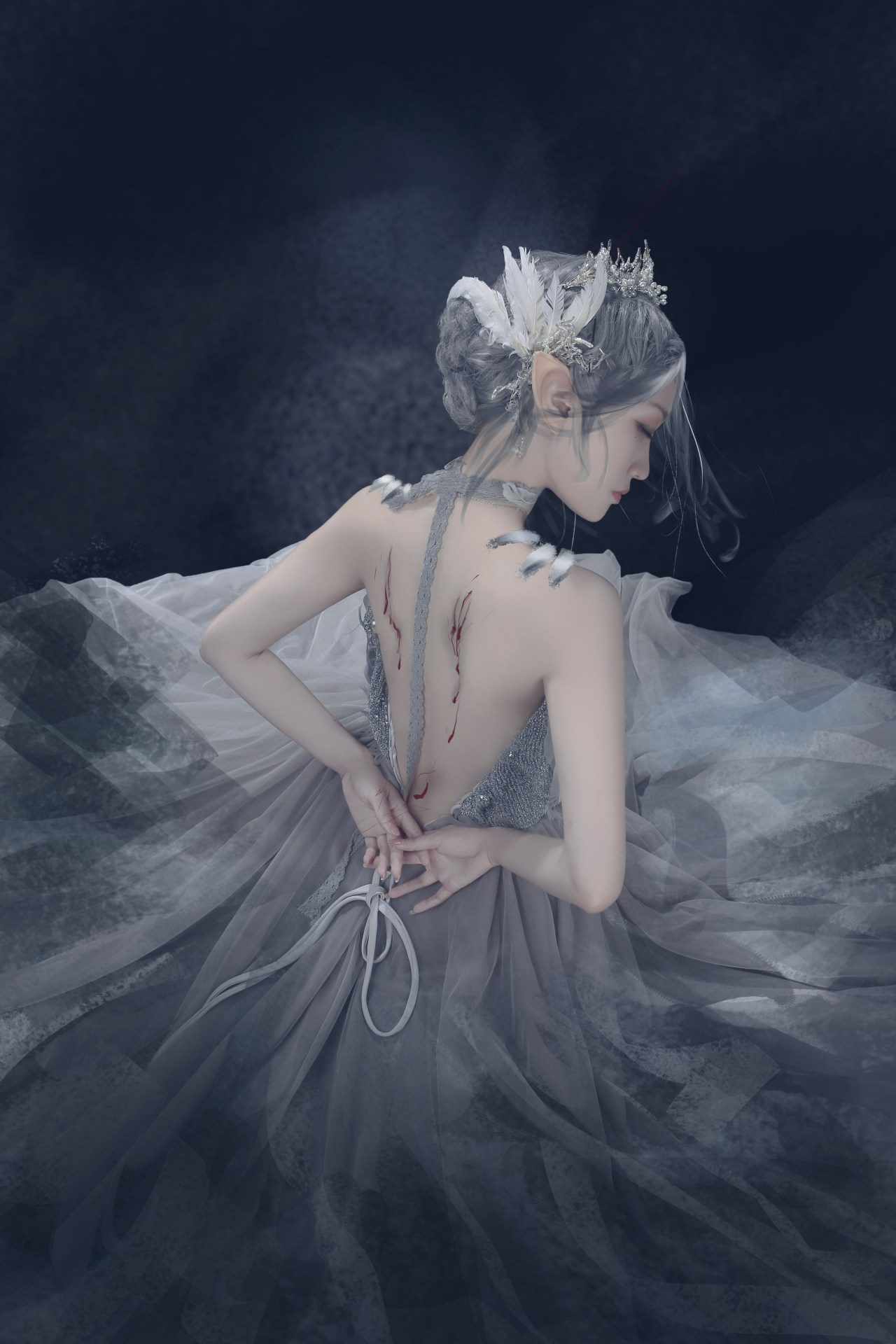 玄机科技鬼刀COSPLAY 冰公主海琴烟@梁月曦Luna-哪边嗨