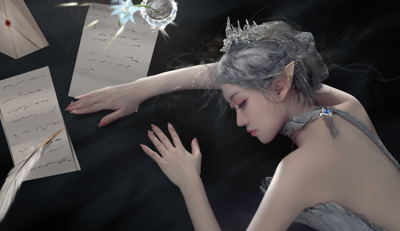 玄机科技鬼刀COSPLAY 冰公主海琴烟@梁月曦Luna-哪边嗨