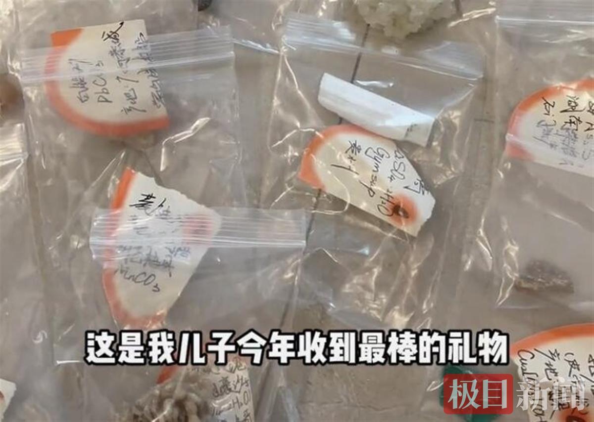 好“重”的礼！6岁小“石迷”网络走红，大学生送上特殊礼物