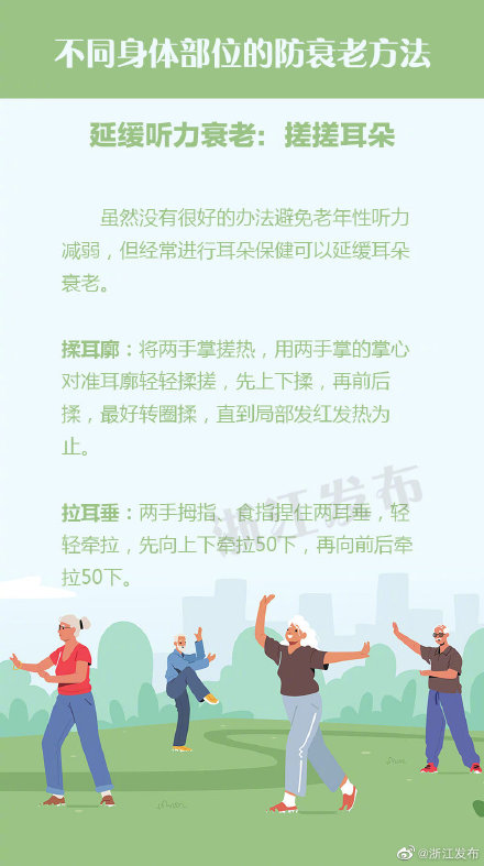 如何延緩衰老？身體各部位有不同的方法