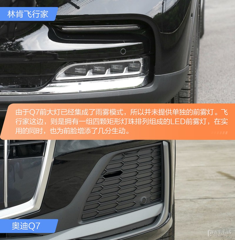 后起之秀VS传统豪强 林肯飞行家对比奥迪Q7