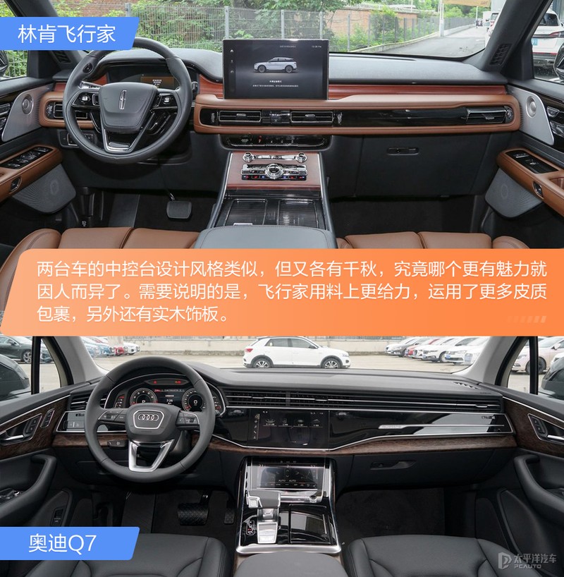 后起之秀VS传统豪强 林肯飞行家对比奥迪Q7