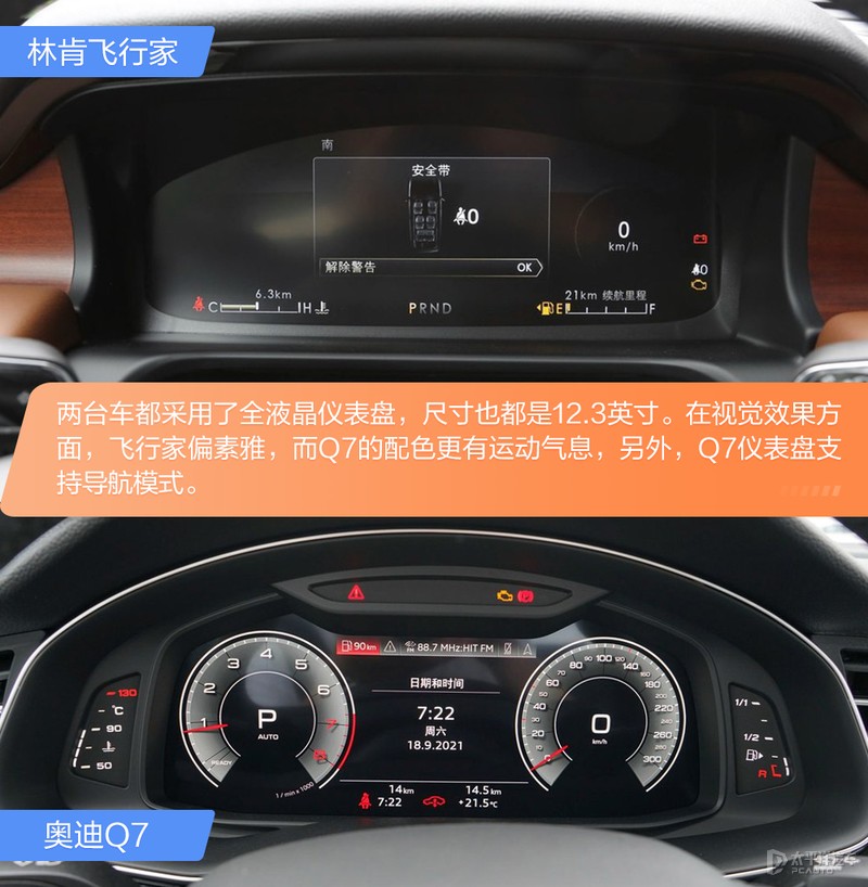 后起之秀VS传统豪强 林肯飞行家对比奥迪Q7