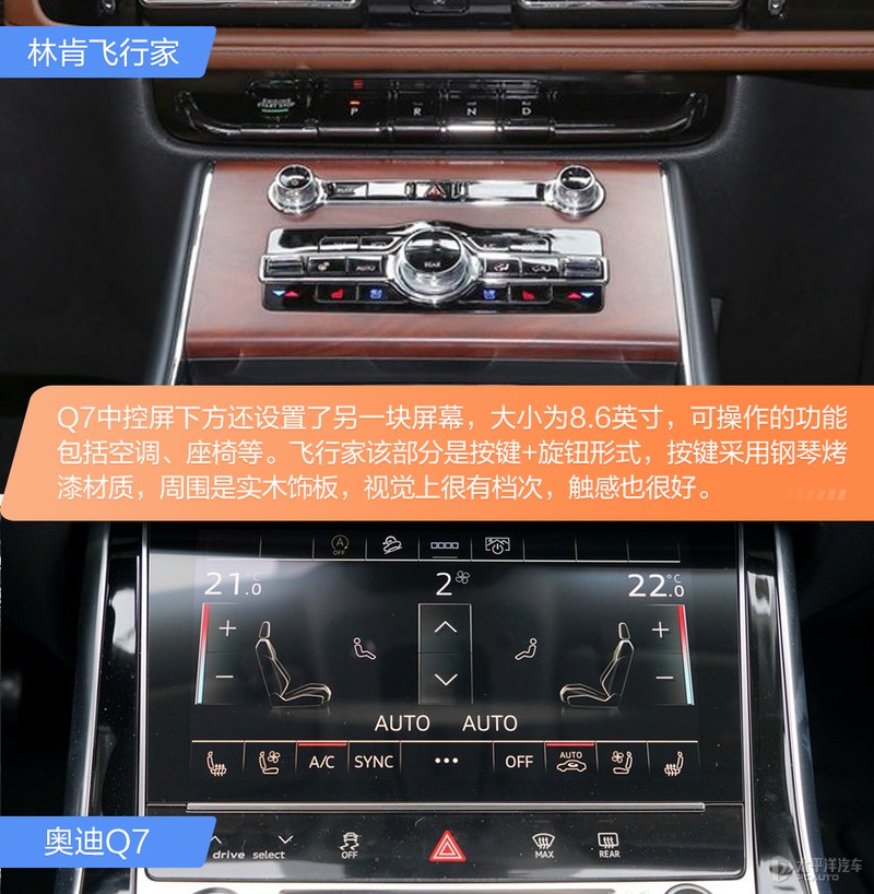 后起之秀VS传统豪强 林肯飞行家对比奥迪Q7