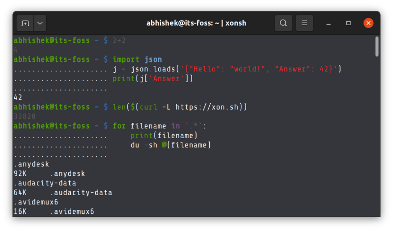 Xonsh Shell：在 Linux 終端結合 Bash Shell 和 Python 的最佳特性