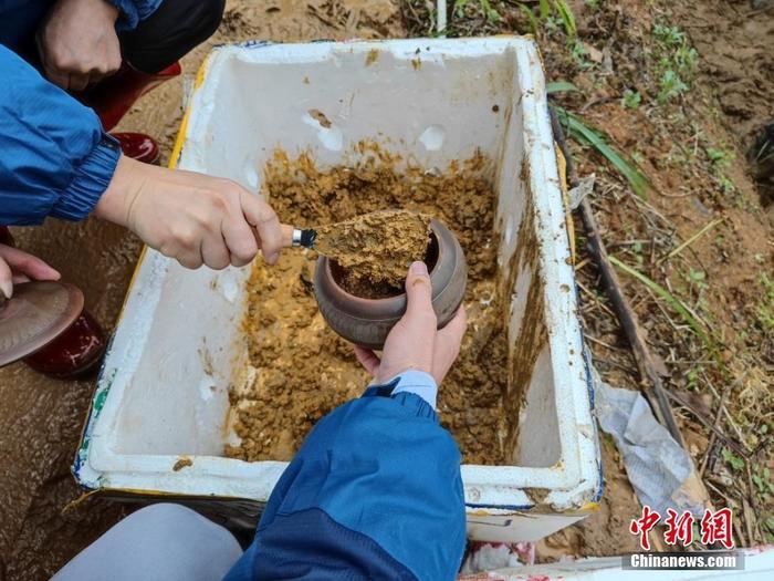 意外受伤赔偿协议书(网络配图 侵删)乘客家属使用陶罐带现场泥土回家.