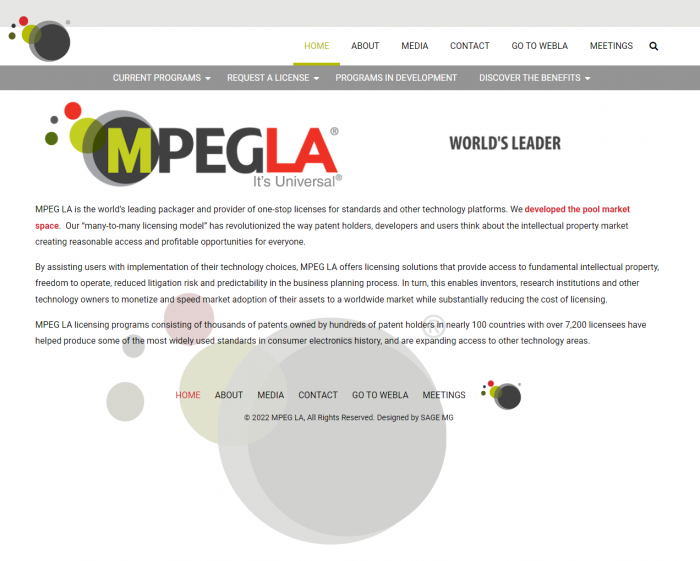 MPEG LA起诉三星电子侵犯HEVC专利