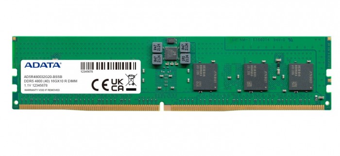 威刚发布工业级DDR5 R-DIMM内存模组 支持英特尔Alder Lake平台